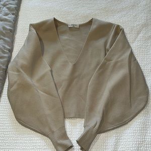 Babaton tan sweater